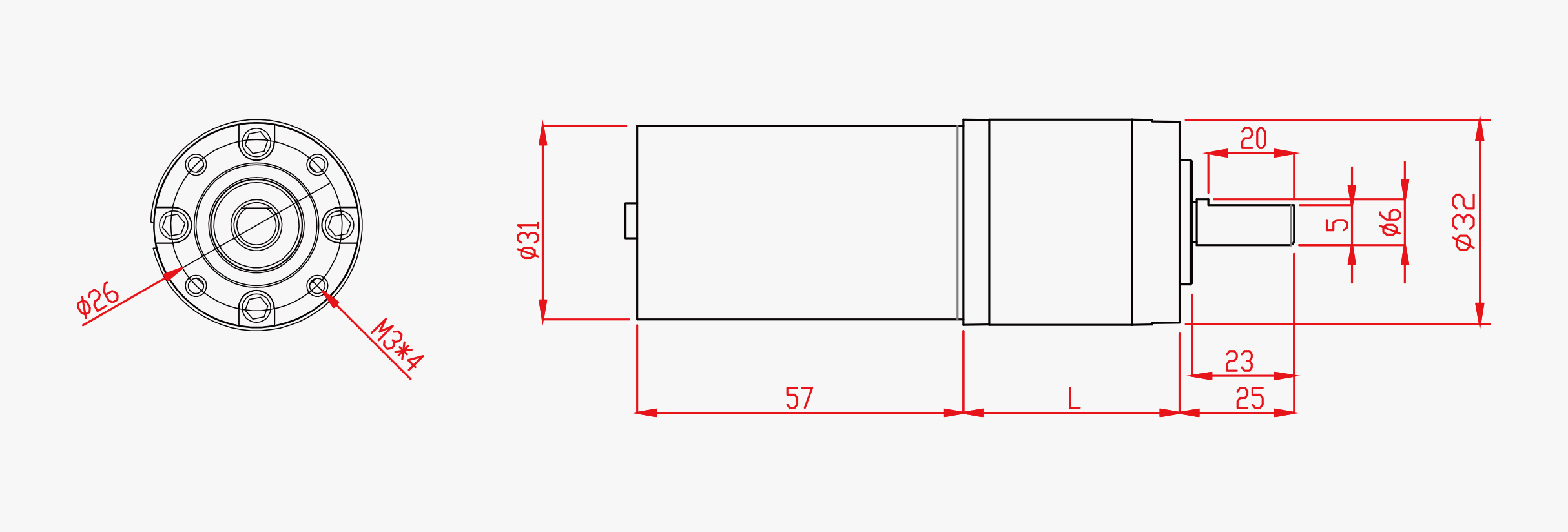 CQ32-3157 Dimensions