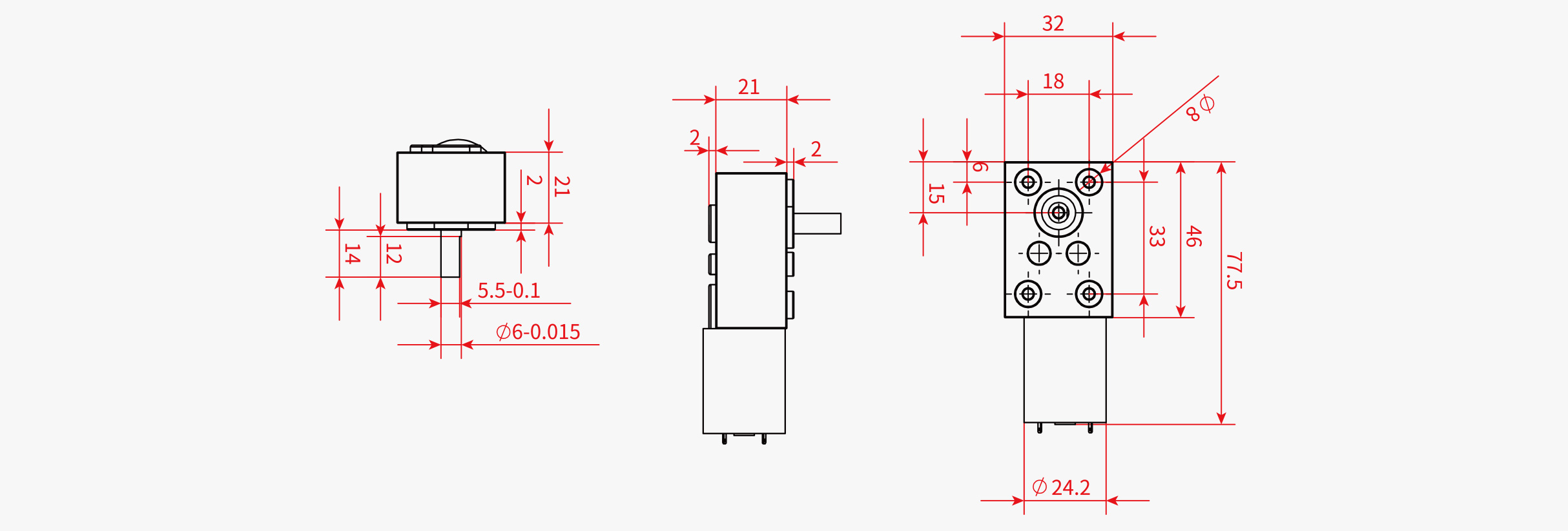 CQ-WG3246-370 Dimensions