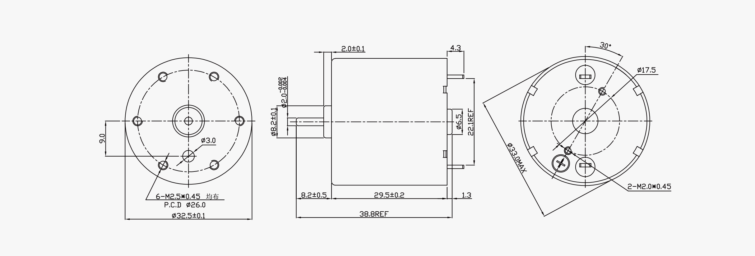 RS-528 Dimensions